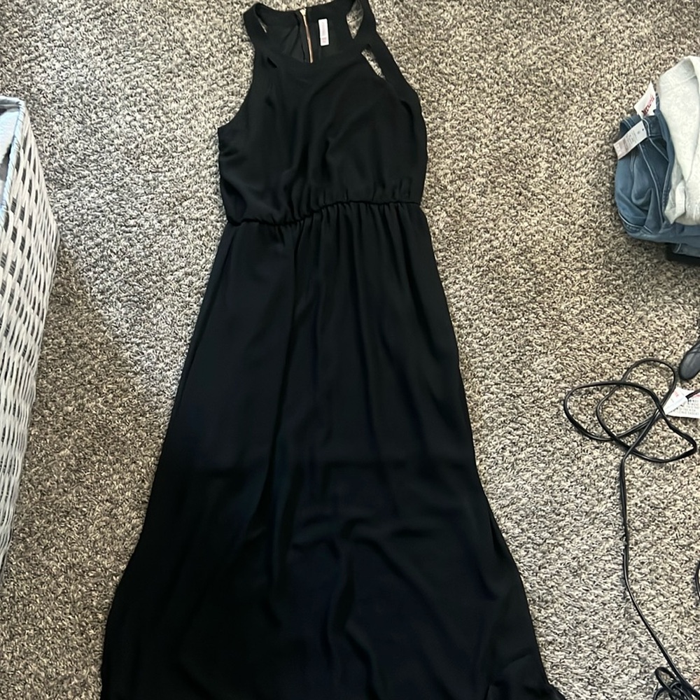 xhiliration (from target) black maxi dress!